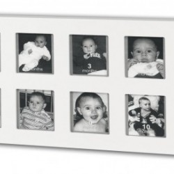 BABY ART FIRST YEAR PRINT FRAME KOMPLEKTS MAZUĻA PĒDIŅU / ROCIŅU NOSPIEDUMA IZVEIDOŠANAI, WHITE&GREY (ARTIKULS: 34120085)