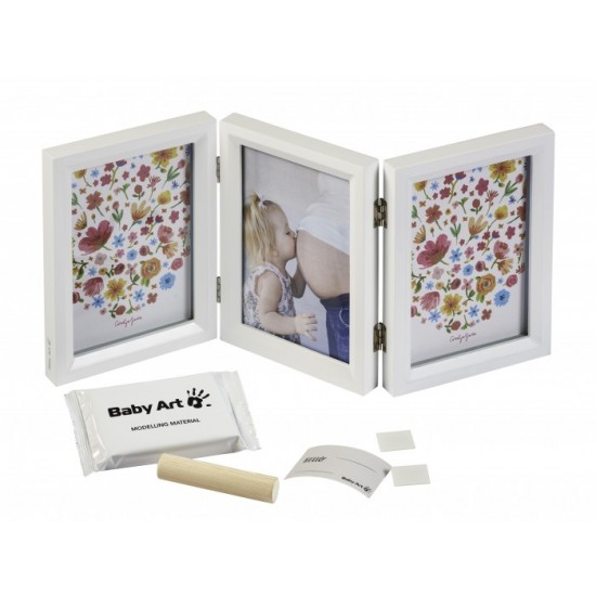 BABY ART DOUBLE PRINT FRAME CAROLIN STYLE KOMPLEKTS MAZUĻA PĒDIŅAS/ROCIŅAS NOSPIEDUMA IZVEIDOŠANAI (ARTIKULS: 3601092500) BABY ART DOUBLE PRINT FRAME CAROLIN STYLE KOMPLEKTS MAZUĻA PĒDIŅAS/ROCIŅAS NOSPIEDUMA IZVEIDOŠANAI (ARTIKULS: 3601092500)