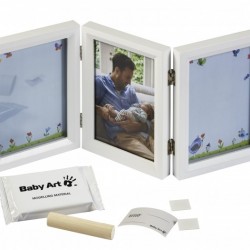 BABY ART DOUBLE PRINT FRAME CAROLIN STYLE KOMPLEKTS MAZUĻA PĒDIŅAS/ROCIŅAS NOSPIEDUMA IZVEIDOŠANAI (ARTIKULS: 3601092500)