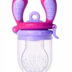 KIDSME FOOD FEEDER BĒRNA ĒDINĀŠANAS IERĪCE CIETIEM PRODUKTIEM (LIELS), LAVENDER, NO 6 MĒN., 160337LA