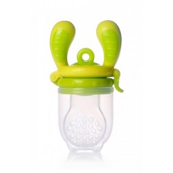KIDSME FOOD FEEDER BĒRNA ĒDINĀŠANAS IERĪCE CIETIEM PRODUKTIEM (LIELS), LIME, NO 6 MĒN., 160337LI