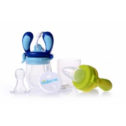 KIDSME FOOD FEEDER STARTER PACK KOMPLEKTS, LIME/AQUAMARINE, 160362 LIAQ