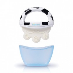 KIDSME ICY MOO ZOBU KOŽAMAIS RIŅĶIS & AUKSTĀ LEDENE ZOBIŅIEM, NO 3 MĒN., 9655