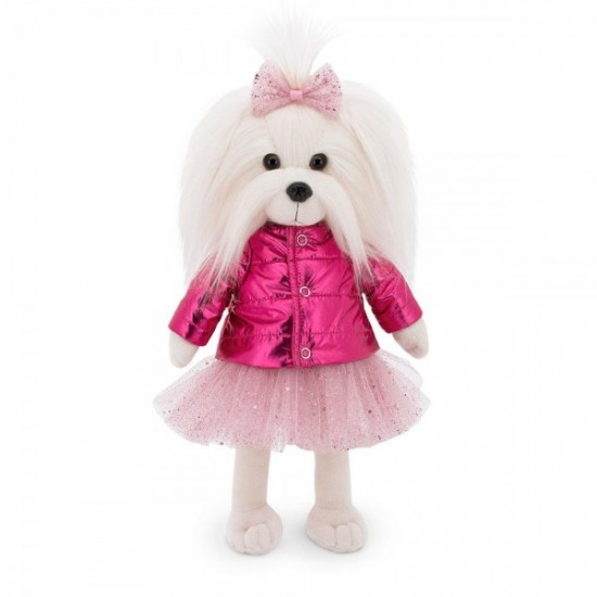 Orange TOYS mīkstā rotaļlieta LUCKY MIMI sunītis Rozā jaciņa ar karkasu 38cm LD3/067 Orange TOYS mīkstā rotaļlieta LUCKY MIMI sunītis Rozā jaciņa ar karkasu 38cm LD3/067