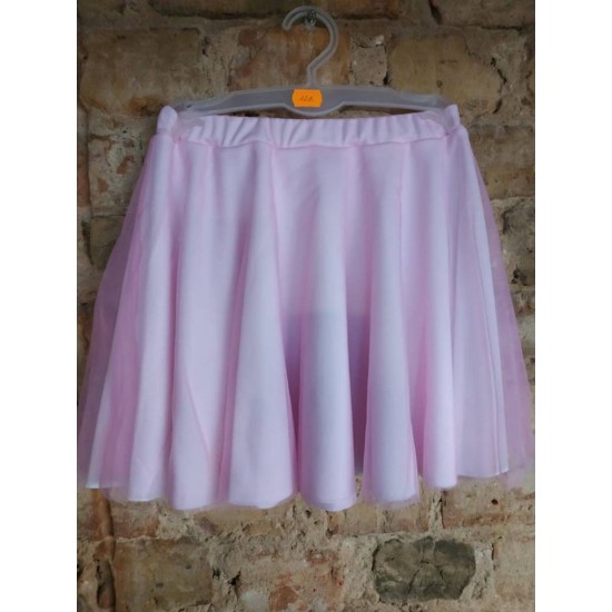 Svārki gaiši rozā dejošanai/vingrošanai, izmēri no 98-128cm, PRE054 Svārki gaiši rozā dejošanai/vingrošanai, izmēri no 98-128cm, PRE054