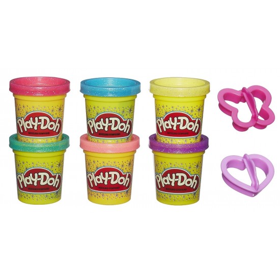 PLAY-DOH Mirdzošais plastilīns A5417 PLAY-DOH Mirdzošais plastilīns A5417