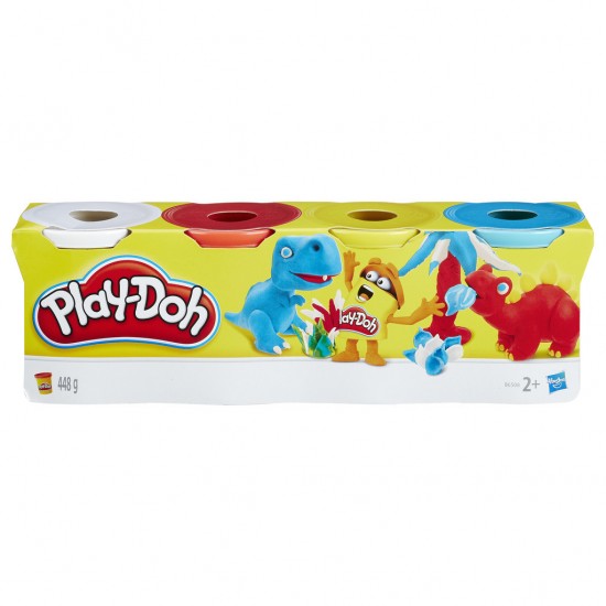 Play-Doh Plastilīns, 4 krāsas, B5517 sortimentā Play-Doh Plastilīns, 4 krāsas, B5517 sortimentā