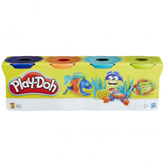 Play-Doh Plastilīns, 4 krāsas, B5517 sortimentā Play-Doh Plastilīns, 4 krāsas, B5517 sortimentā