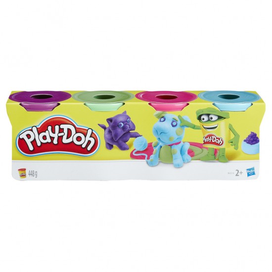 Play-Doh Plastilīns, 4 krāsas, B5517 sortimentā Play-Doh Plastilīns, 4 krāsas, B5517 sortimentā
