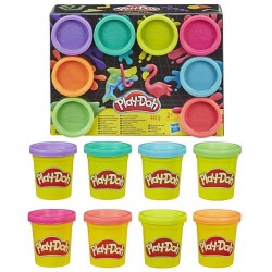 Play-Doh plastilīna komplekts 8 glāzītes, E5044