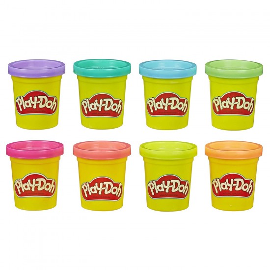 Play-Doh plastilīna komplekts 8 glāzītes, E5044 Play-Doh plastilīna komplekts 8 glāzītes, E5044