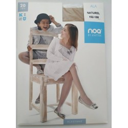 Zeķubikses ALA 20 DEN bēšas izmēri 116-158cm KN003