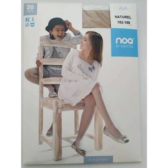 Zeķubikses ALA 20 DEN bēšas izmēri 116-158cm KN003 Zeķubikses ALA 20 DEN bēšas izmēri 116-158cm KN003